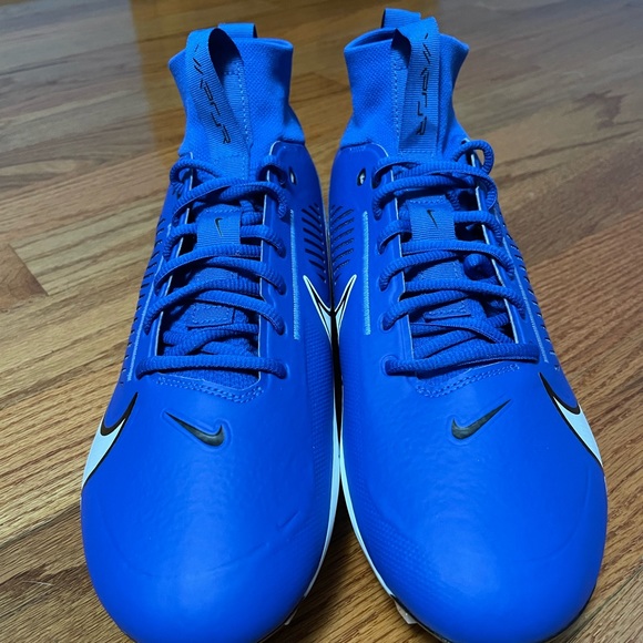 Nike Vapor Edge Pro 360 2 Royal Blue Black DA5456-414 Men’s Size 11.5 Cleats - Picture 4 of 11